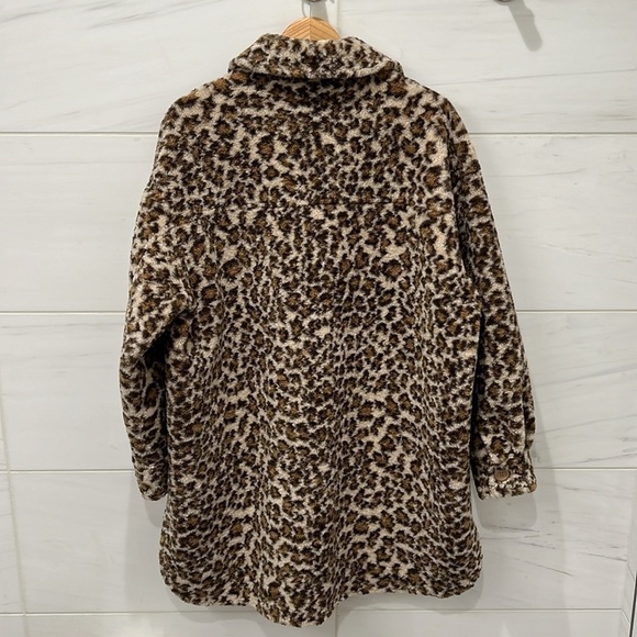 Stand Studio | Oversized Beige Leopard Sabi Coat - Size FR 38 - Picture 6 of 9